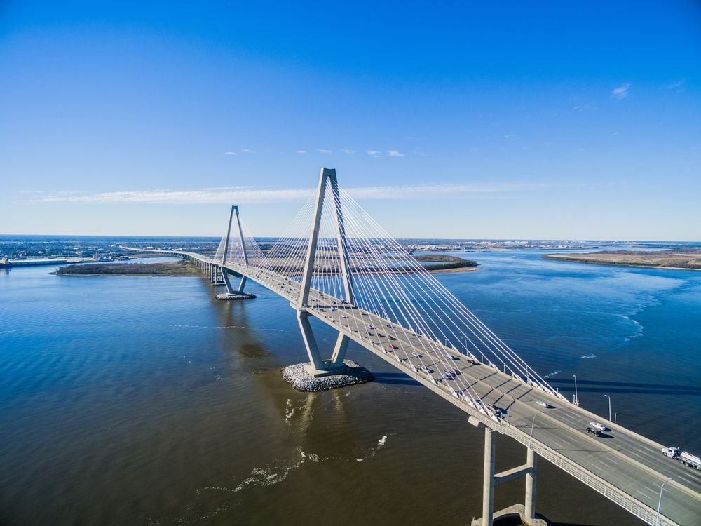 Arthur Ravenel Jr. Bridge over the Cooper River, Charleston SC